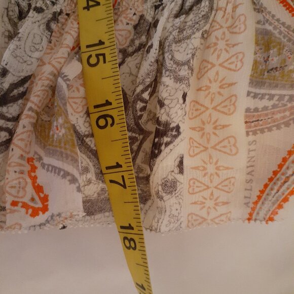 All Saint Lara Makutu Smocke Blouse - Picture 16 of 16